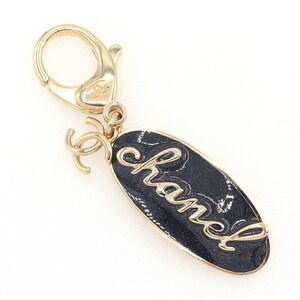 Chanel Keychain ABC706 Black Metal C24C 2024 Model Accessory Bag Charm Coco M...